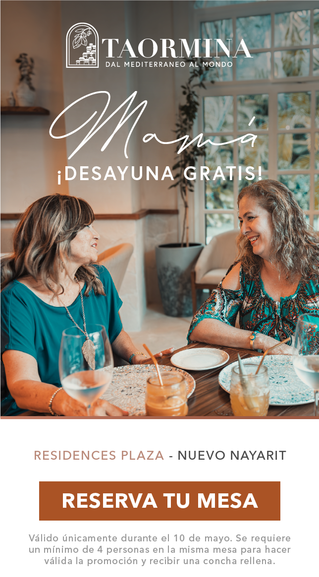 Oferta mes de abril Restaurante Taormina Nuevo vallarta